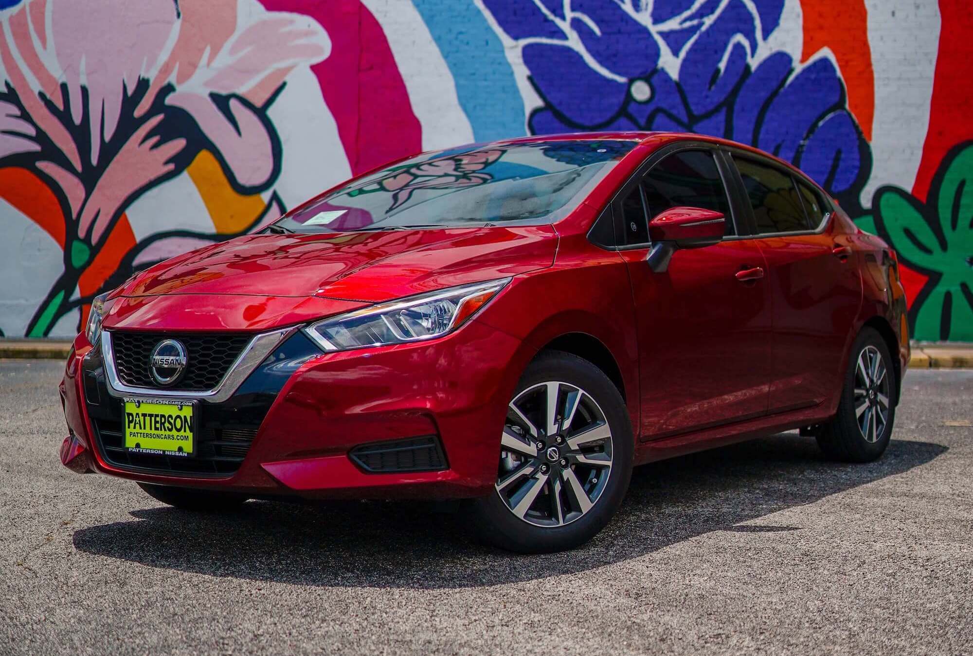 2022 red nissan sedan